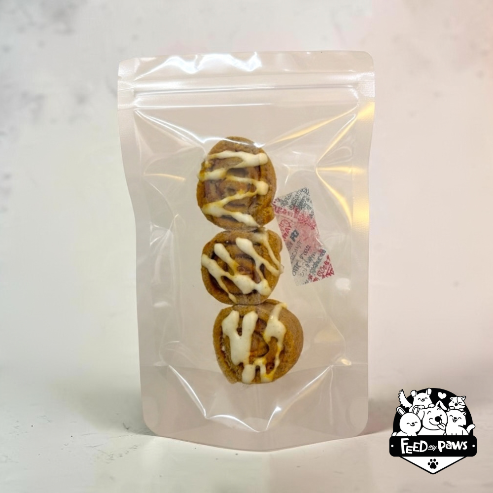 Apple & Pumpkin Rolls with Goat’s Milk Glaze