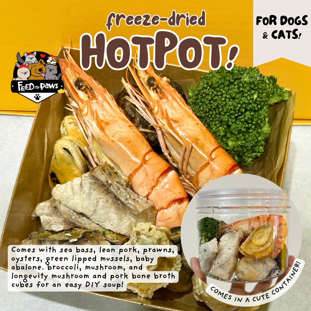 CNY 2026: Freeze-dried HOTPOT (for dogs and cats!) (freeze-dried, can be shipped!)