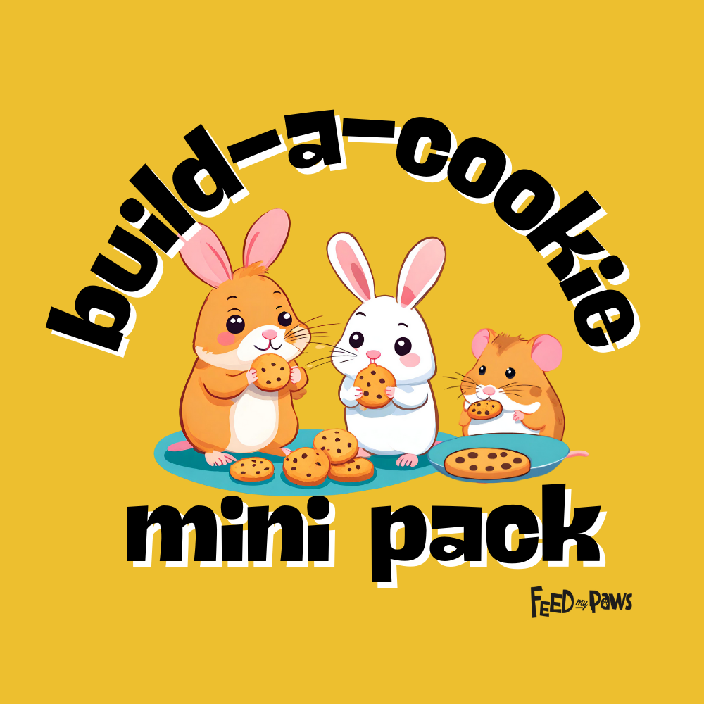 BUILD-A-COOKIE Mini Pack for Hamsters, Rabbits, and Guinea Pigs!