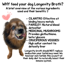 Load image into Gallery viewer, LONGEVITY BROTH Freeze-dried cubes (for DOGS) now in PORK or CHICKEN!
