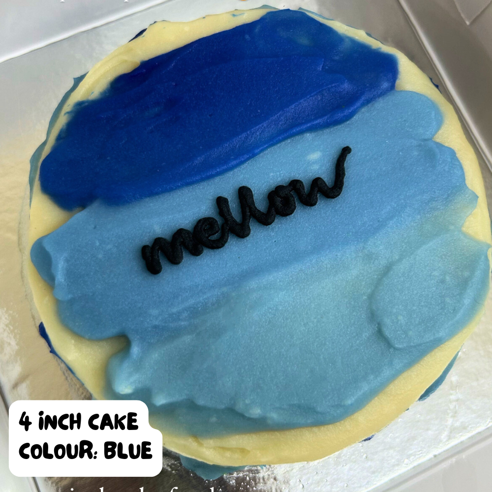 Feed My Paws Singapore | Dog Bakery | Handmade Birthday Cake Dog Puppy | Blue | SG Delivery