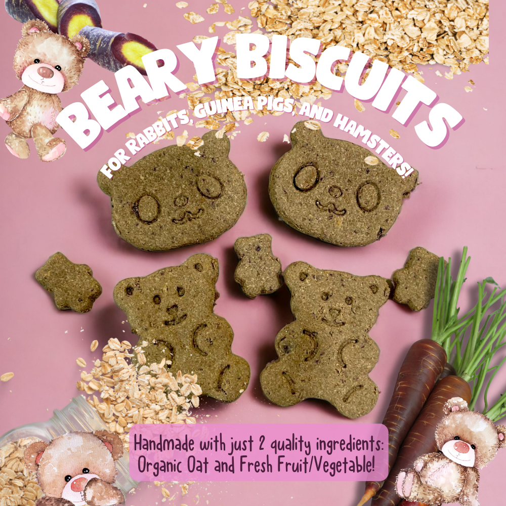 Beary Biscuits (hamsters, rabbits, guinea pigs)