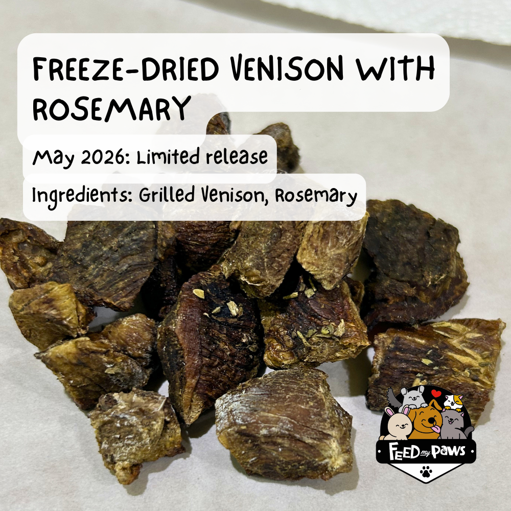 Freeze-dried Grilled Venison with Rosemary (for Dogs)