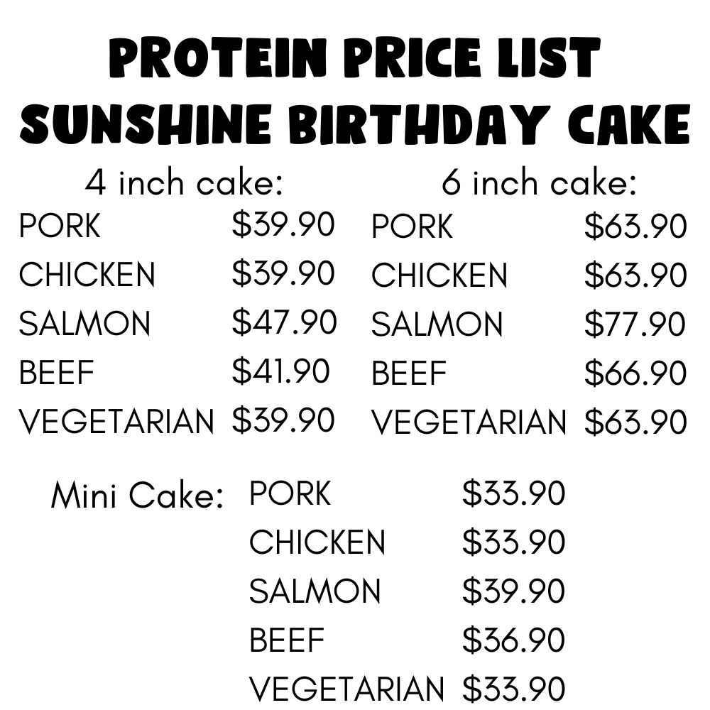 Sunshine Birthday Cake for Dogs