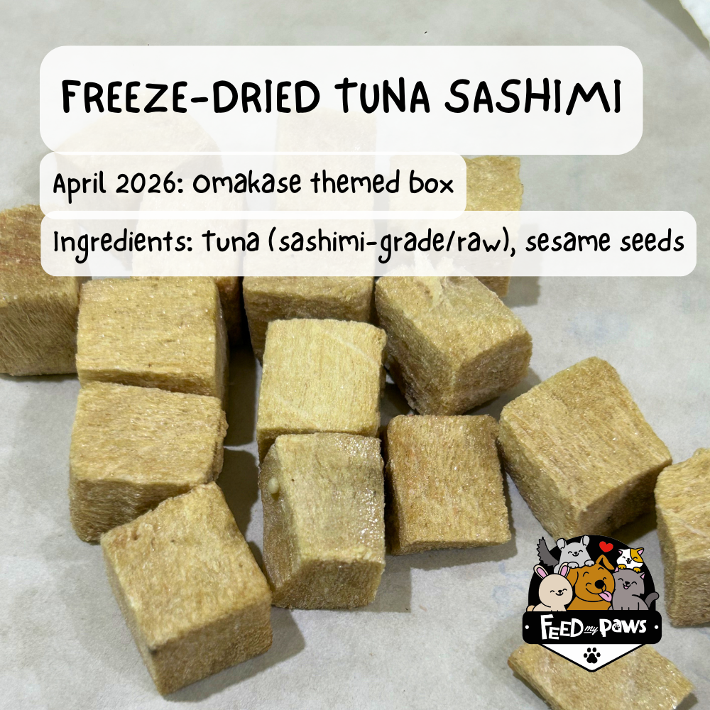 Freeze-dried Maguro/Tuna Sashimi (Dog, Cat)