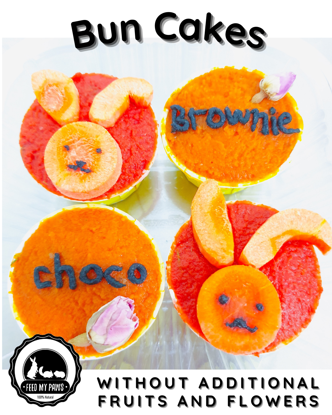 an orange view rabbit birthday cake cupcake in singapore