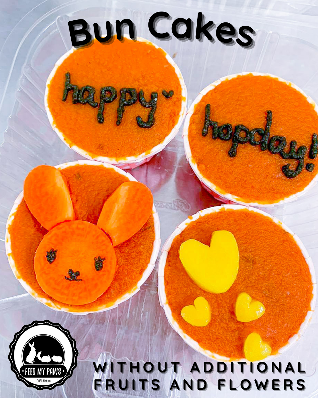 bright orange rabbit birthday cake cupcake in singapore