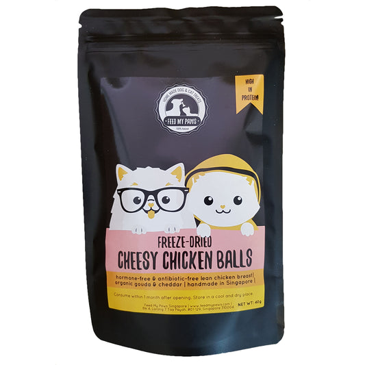 Cheesy Chicken Balls (Freeze-Dried)