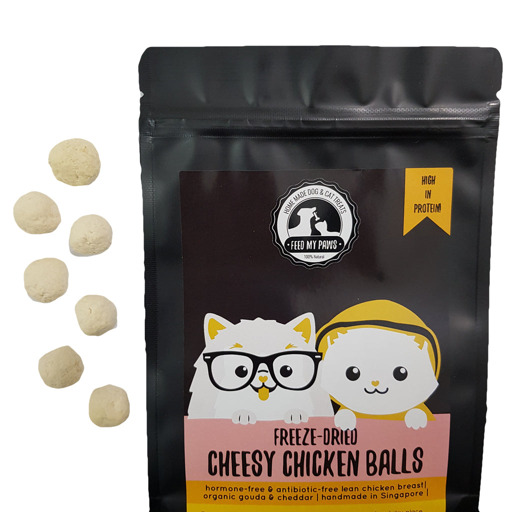 Cheesy Chicken Balls (Freeze-Dried)