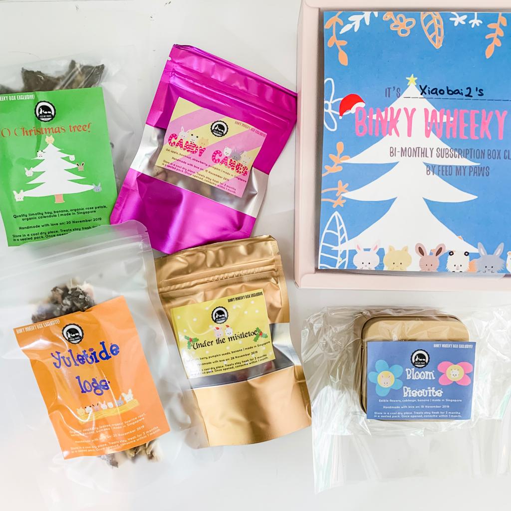 Feed My Paws Subscription Club: Subscription Box for Rabbits & Guinea Pigs! (Bi-monthly)