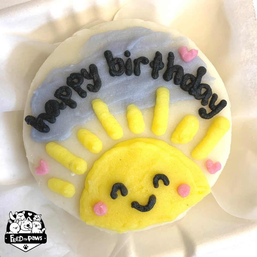 Sunshine Mini Birthday Cake for Cats