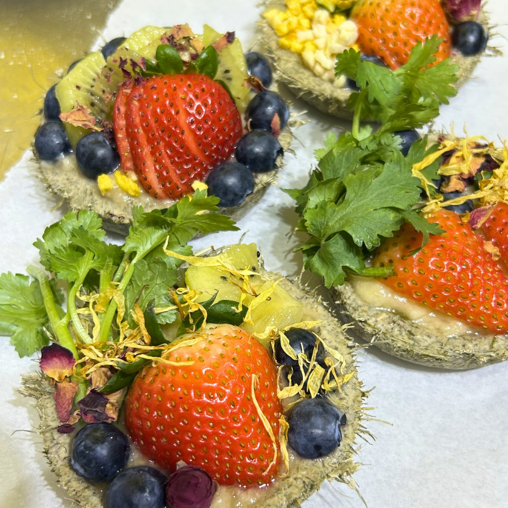 Birthday Fruit Cake (FRESH Tart for hamsters, rabbits, guinea pigs)