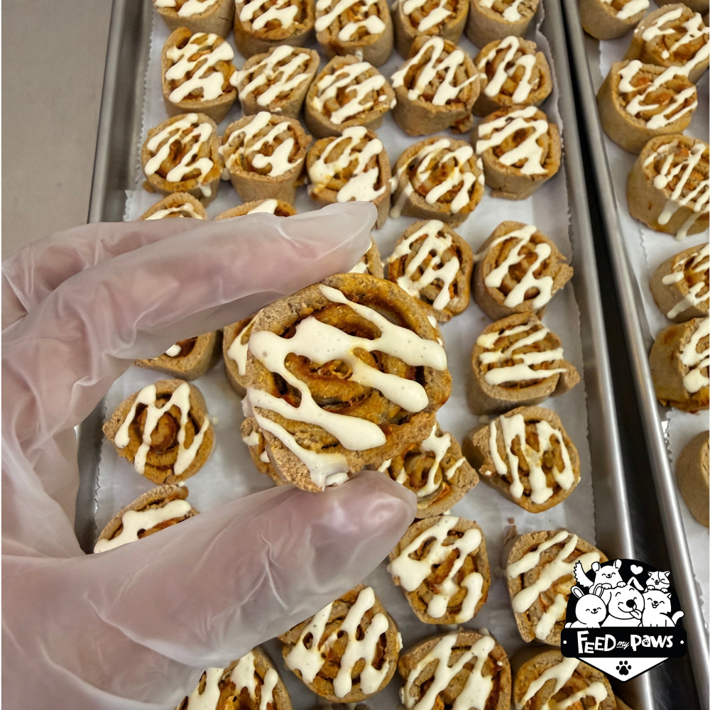 Apple & Pumpkin Rolls with Goat’s Milk Glaze