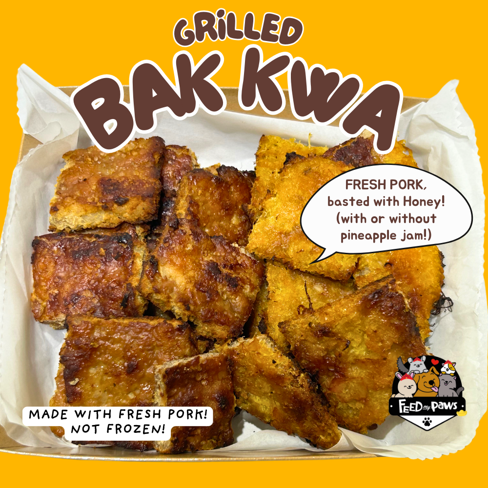 CNY 2026: Freshly Grilled Bak Kwa for Dogs and Cats (self collection or courier delivery only, FROZEN PRODUCT CANNOT be shipped)