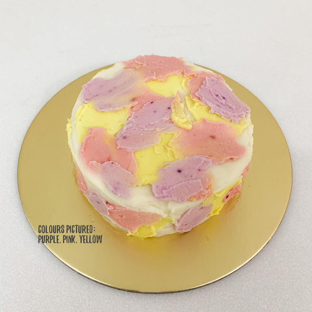 Feed My Paws | Dog Bakery | Handmade Cake for Dog & Puppy in Singapore | Pink Yellow | SG Delivery 
