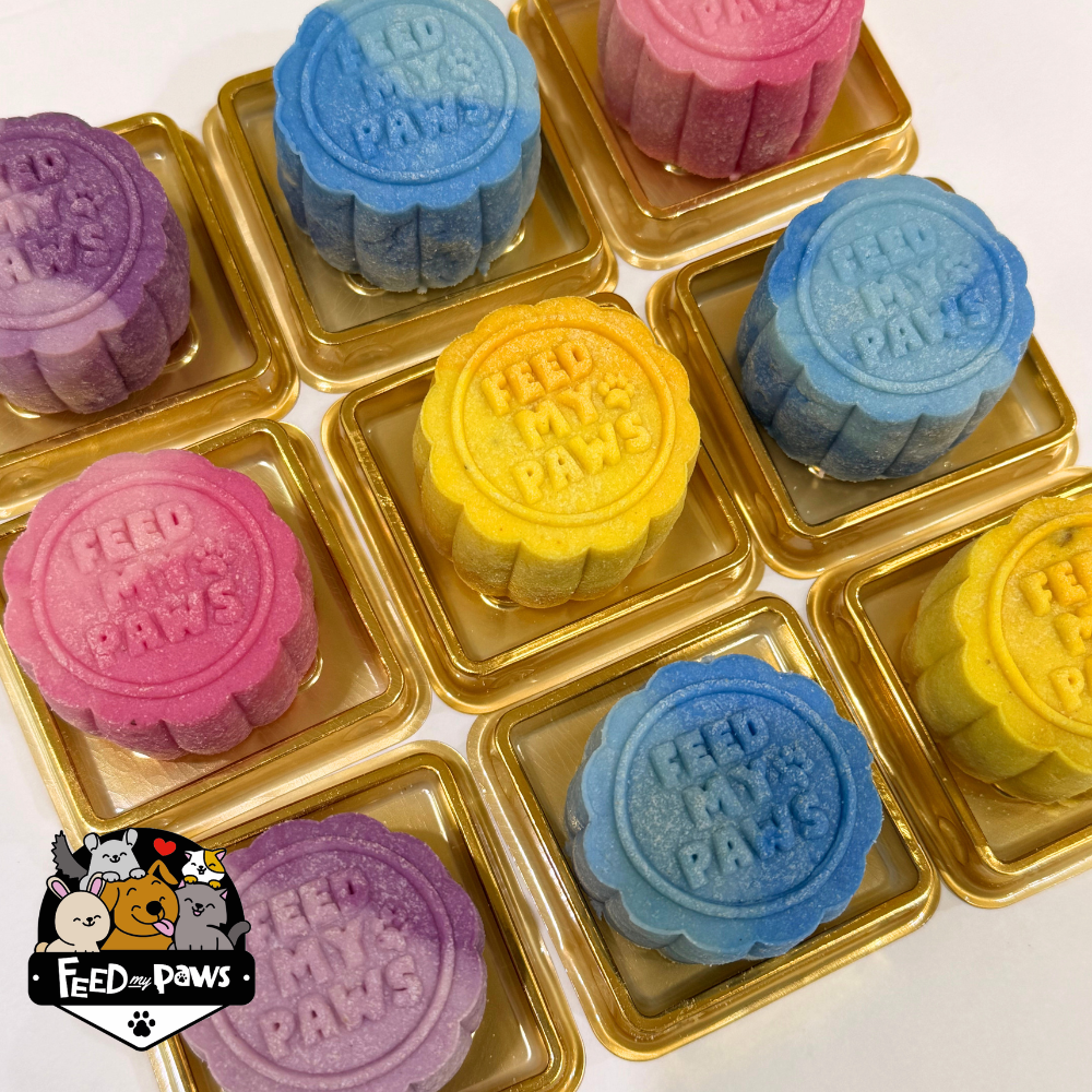 SNOWSKIN MOONCAKE FOR DOGS & CATS 2026 (Flavours: MSW Durian, Pork, Chicken, Salmon, Sweet Potato)