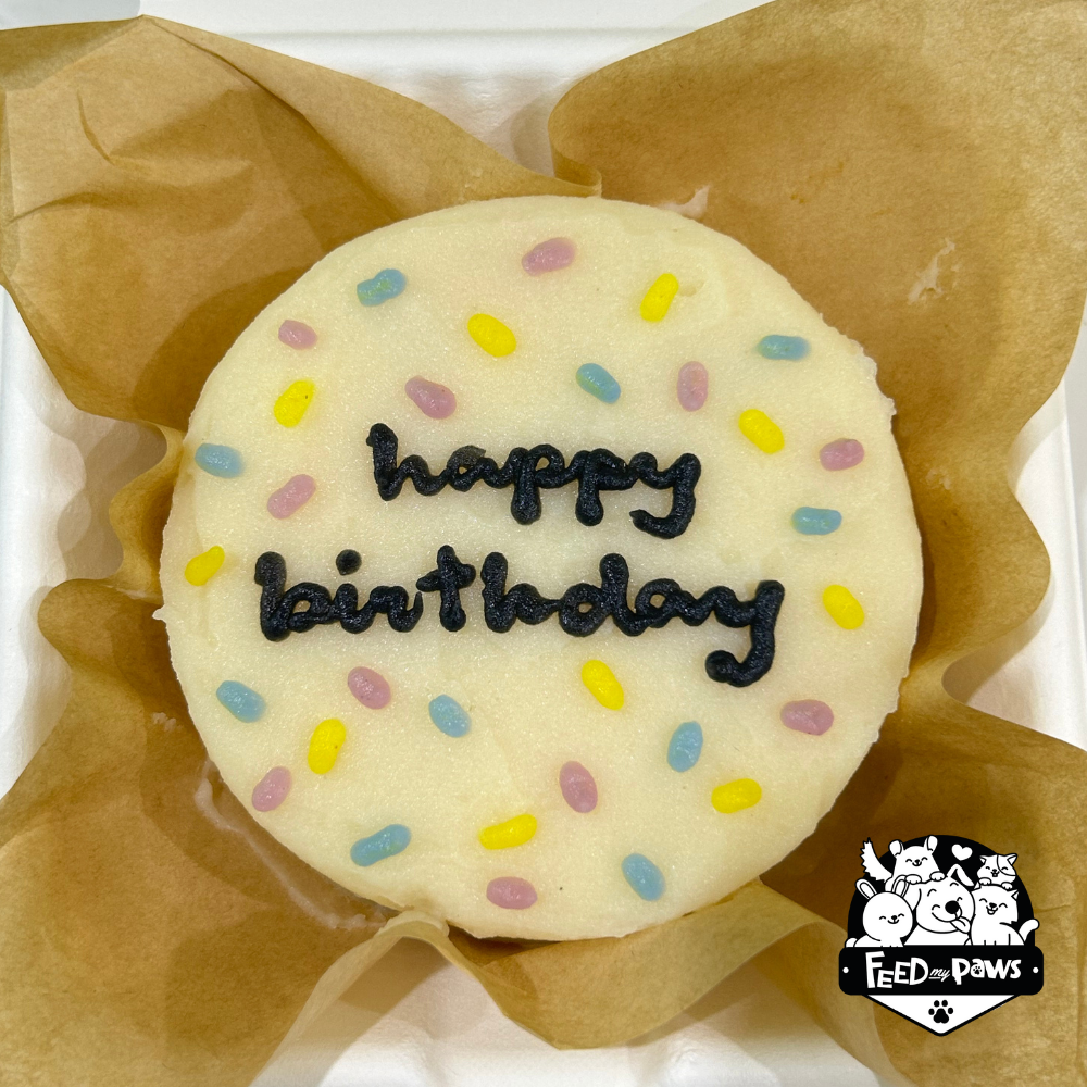 Simple Mini Birthday Cake for Dogs