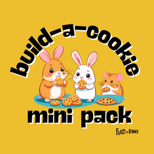 Load image into Gallery viewer, BUILD-A-COOKIE Mini Pack for Hamsters, Rabbits, and Guinea Pigs!
