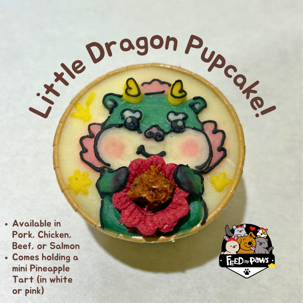 CNY 2024: Year of the Dragon PUPCAKE! (self collection or courier delivery only, cannot be shipped)