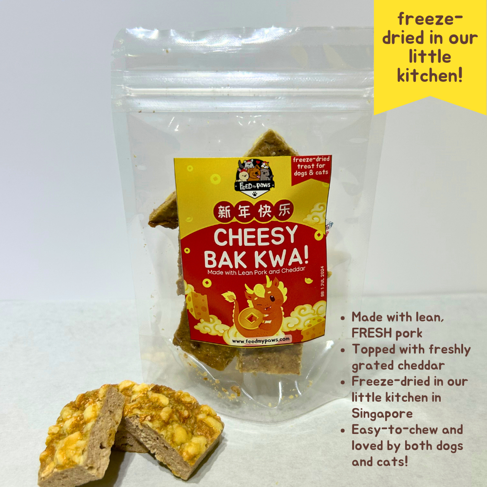 CNY 2024: Freeze-dried Mini Cheesy Bak Kwa (for dogs and cats)