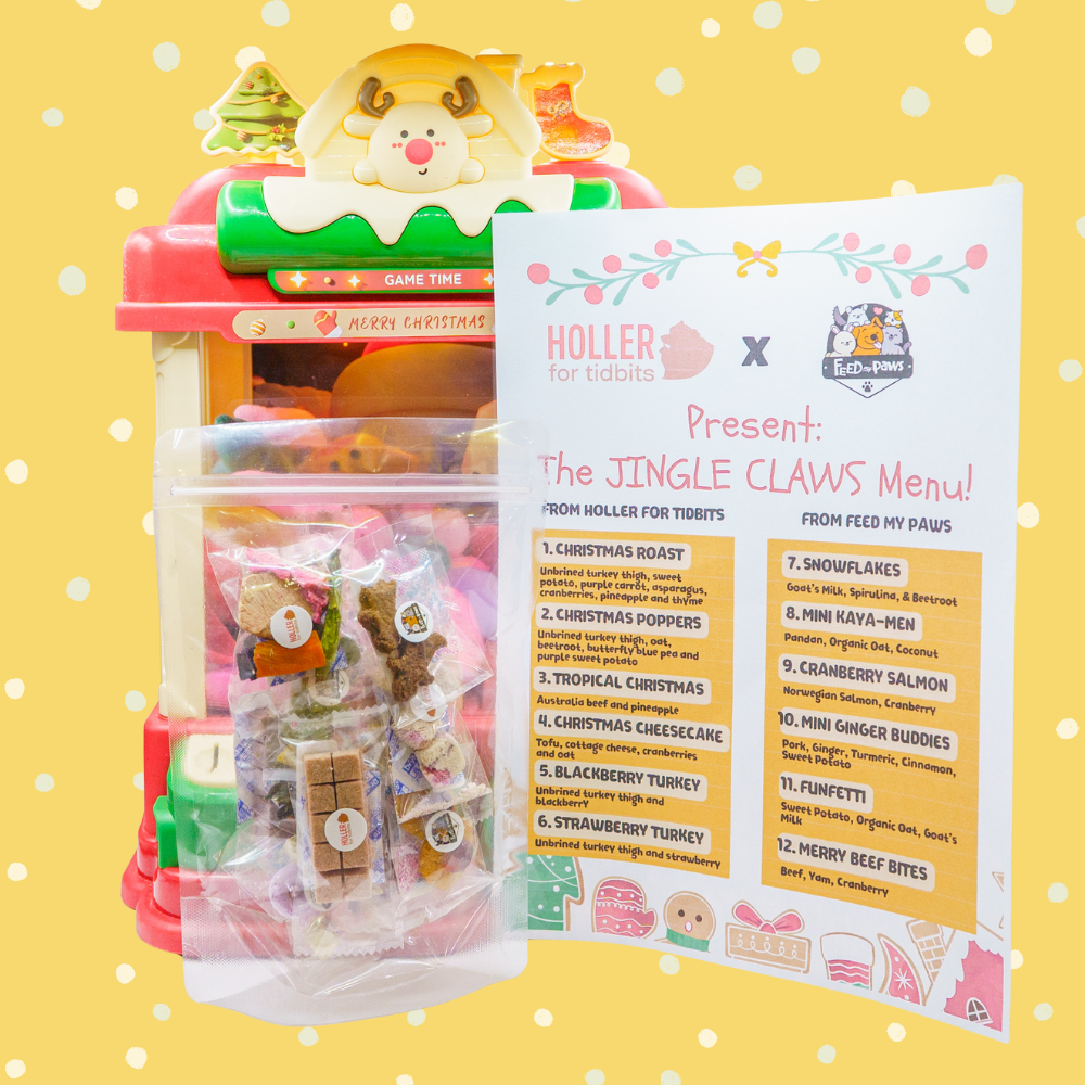 JINGLE CLAWS (free shipping!) — A Christmas Treat Claw Machine (Holler For Tidbits x Feed My Paws)