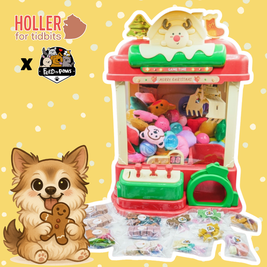 JINGLE CLAWS (free shipping!) — A Christmas Treat Claw Machine (Holler For Tidbits x Feed My Paws)