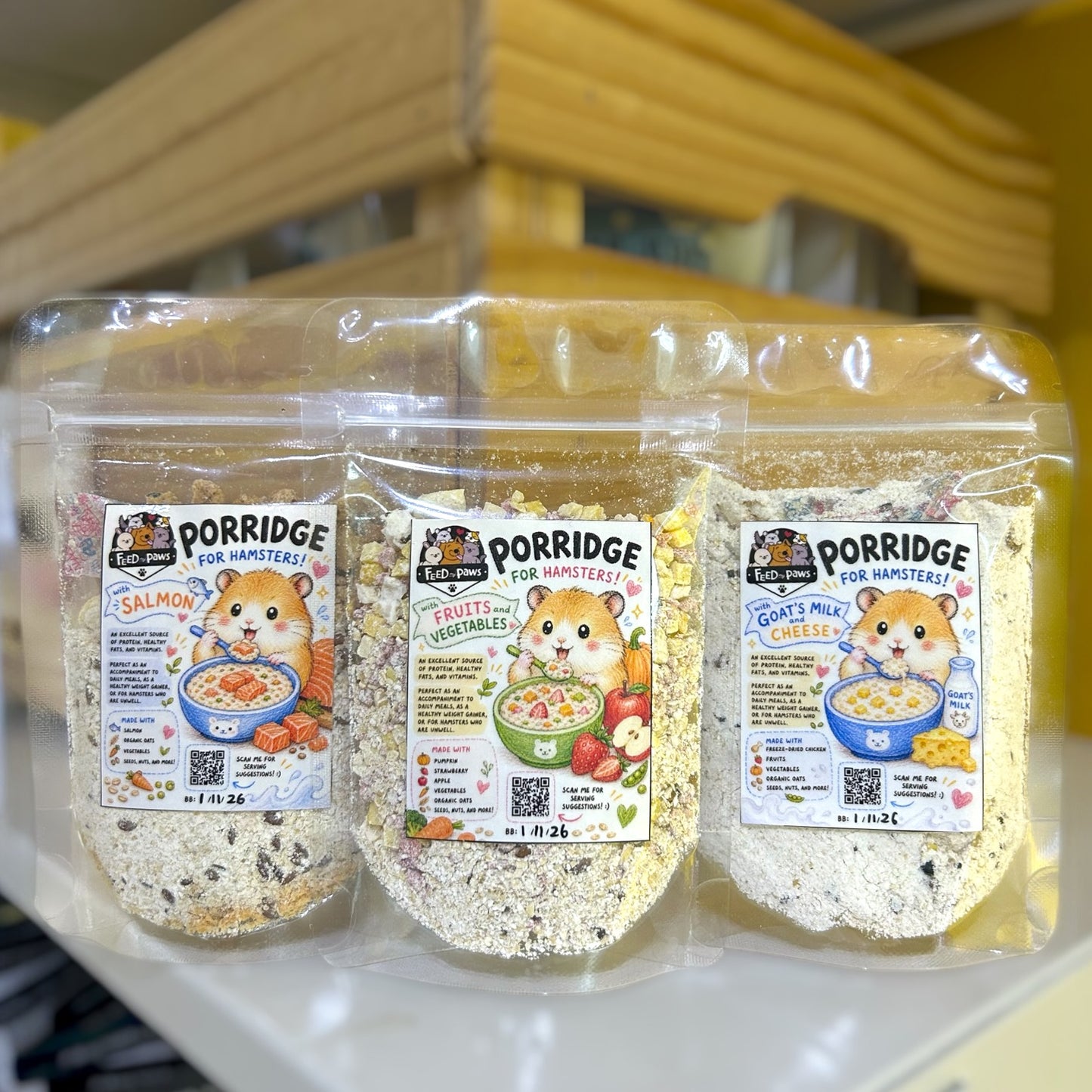 Instant Porridge for Hamsters!