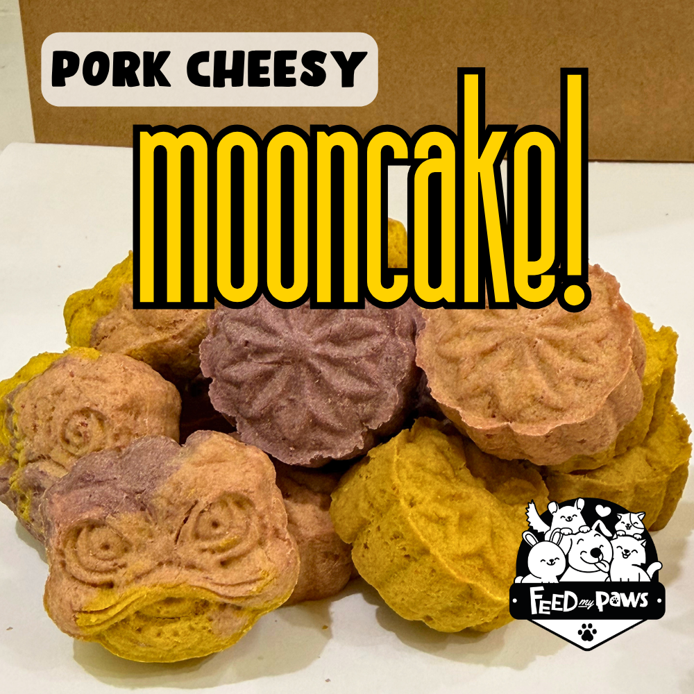 Pork & Cheese Easy-to-chew Mooncake 2026 (dry treat for dogs & cats)