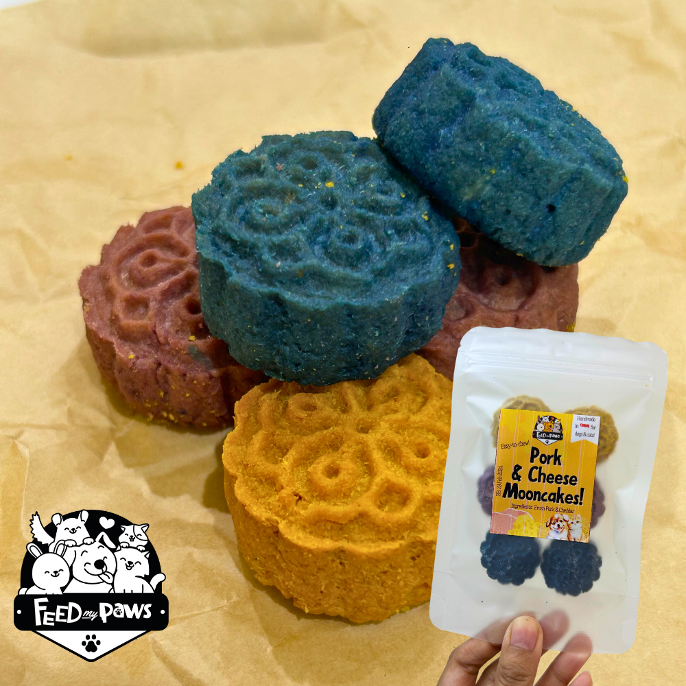 Pork & Cheese Crunchy Mooncake 2023 (dry treat for dogs & cats)