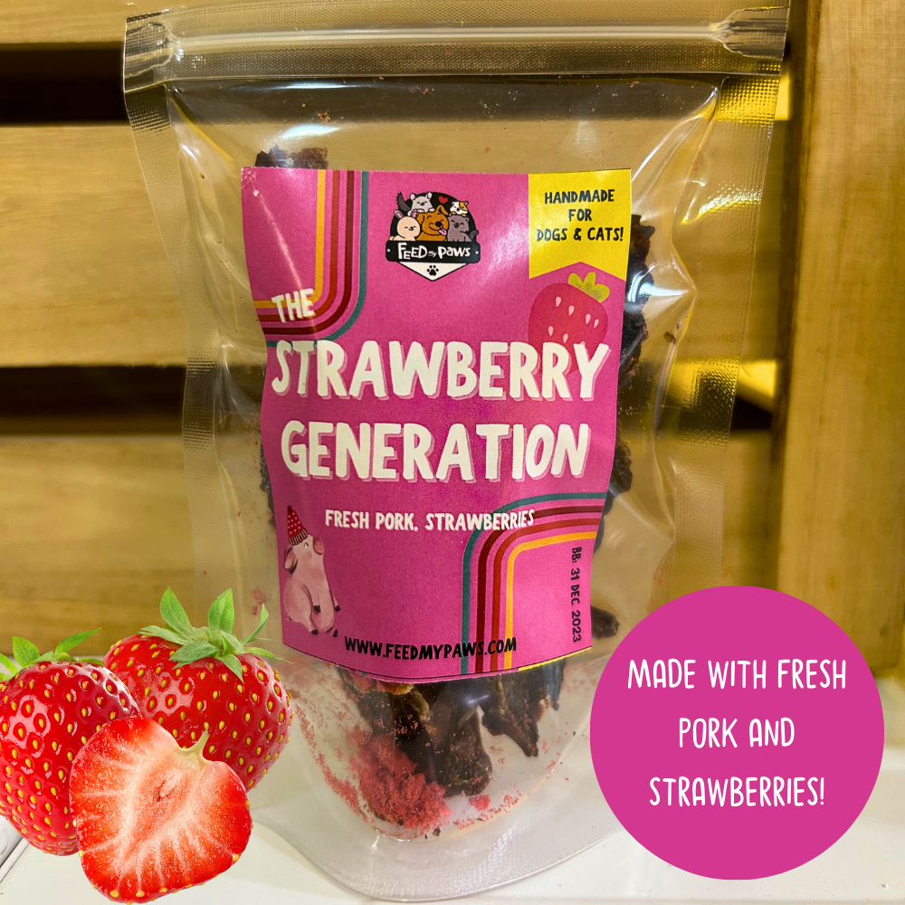 Strawberry Generation! [Pork & strawberries - for dogs and cats]
