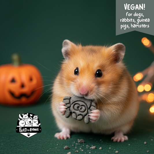 Ghostly Buddies - Vegan Cookies for Dogs, rabbits, guinea pigs, and hamsters!