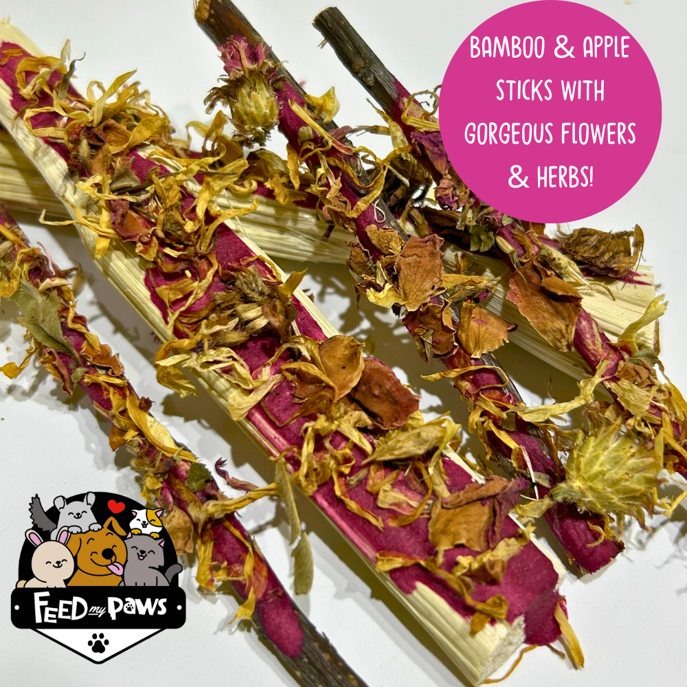 Beetroot Herb Sticks! [for Rabbits, Guinea Pigs, Hamsters]