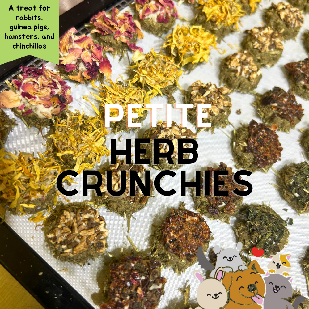 Petite Herb Crunchies (hamsters, rabbits, guinea pigs, chinchillas)