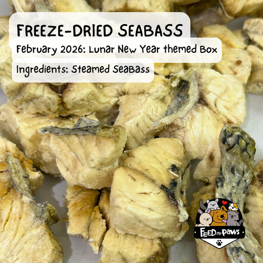 Freeze-dried Steamed Seabass (Dog, Cat)