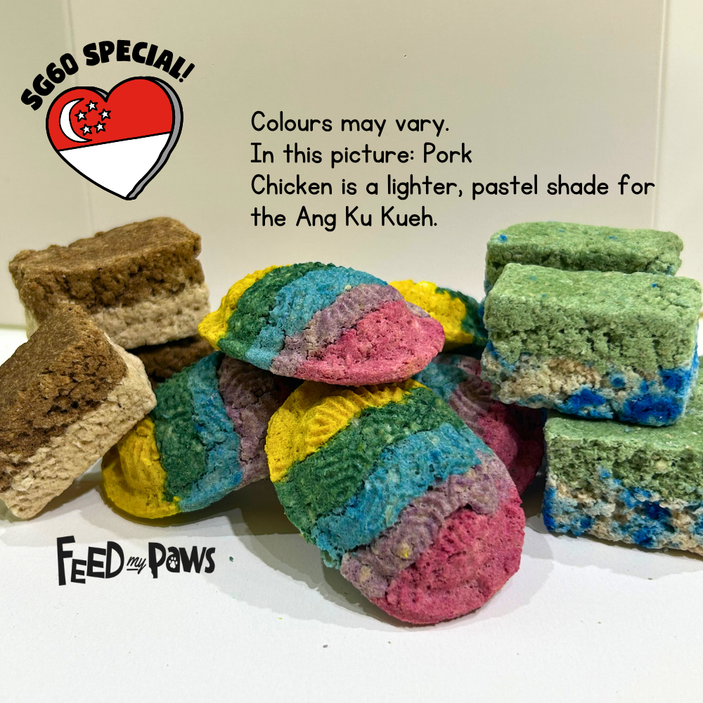 SG60 Special: freeze-dried Nyonya Kueh (for dogs and cats)