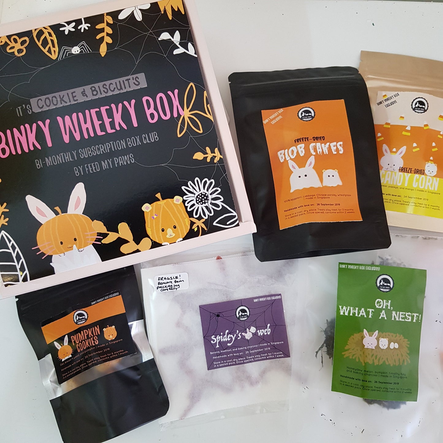 Feed My Paws Subscription Club: Subscription Box for Rabbits & Guinea Pigs! [self pick-up]
