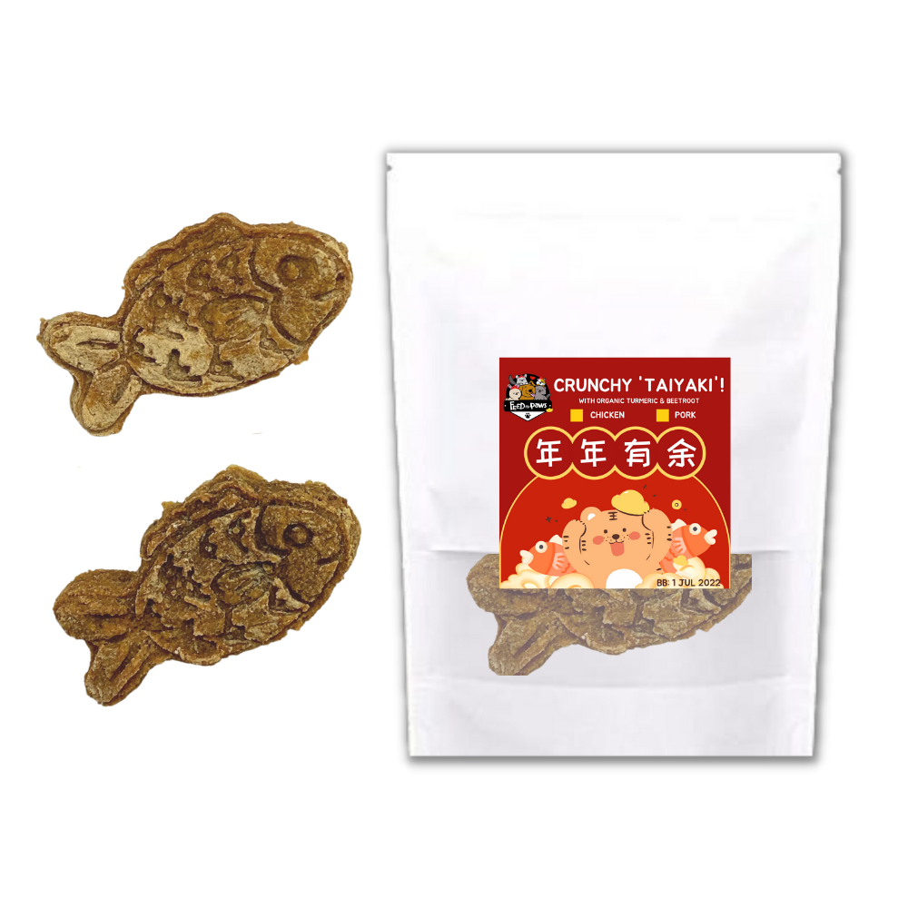 CNY 2022: Crunchy Taiyaki for dogs and cats!
