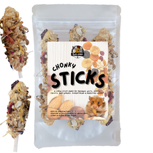 Load image into Gallery viewer, Chonky Sticks! (fun chew stick snack for hamsters)
