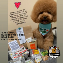 Load image into Gallery viewer, Feed My Paws Subscription Club: Subscription Box for Dogs &amp; Cats! [with doorstep delivery]
