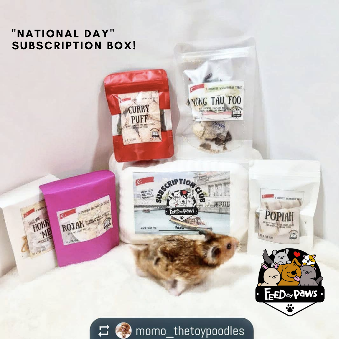 Feed My Paws Subscription Club: Subscription Box for Rabbits & Guinea Pigs! [self pick-up]