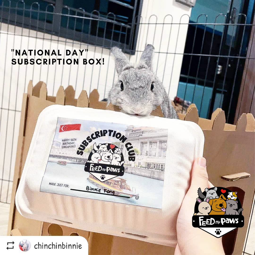Feed My Paws Subscription Club: Subscription Box for Rabbits & Guinea Pigs! [self pick-up]