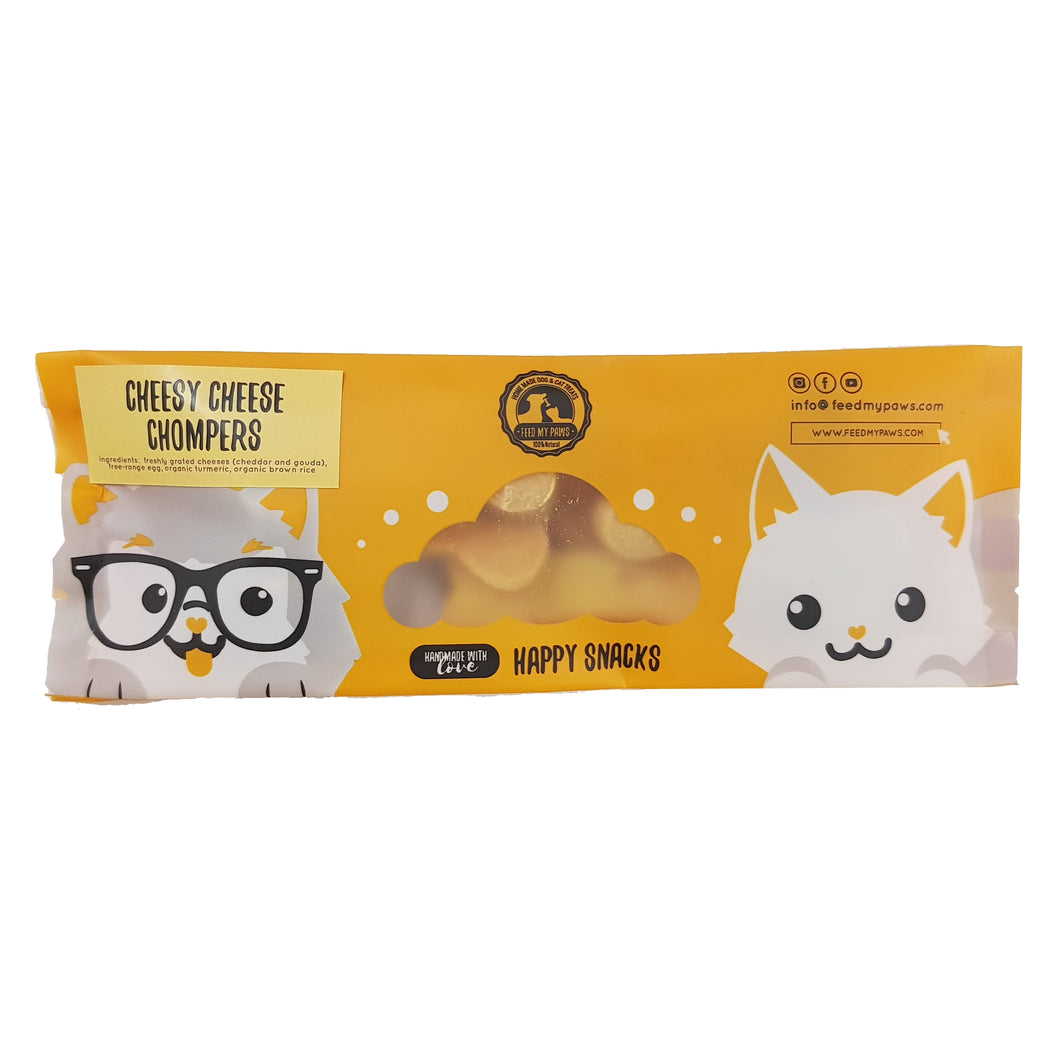 HAPPY SNACK: Cheesy Cheese Chompers