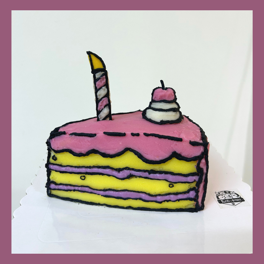 The Comic Book Style Cake for Cats!