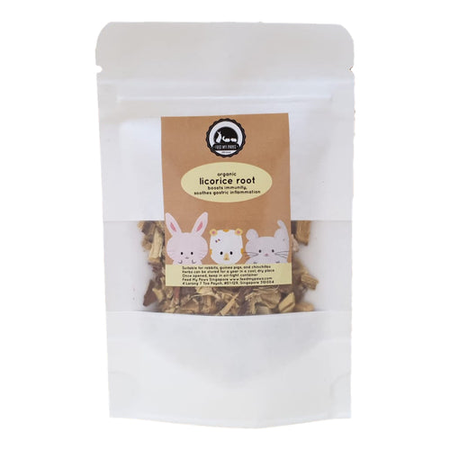organic licorice herb supplement for hamsters rabbits guinea pigs and chinchillas in singapore